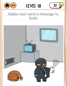 Brain Test 2 Agent Bubba Level 18