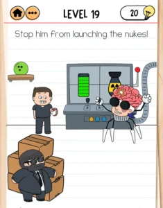 Brain Test 2 Agent Bubba Level 19