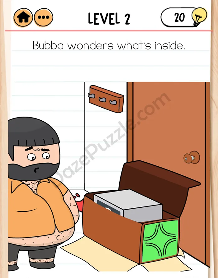 brain test 2 Agent Bubba level 2 answer