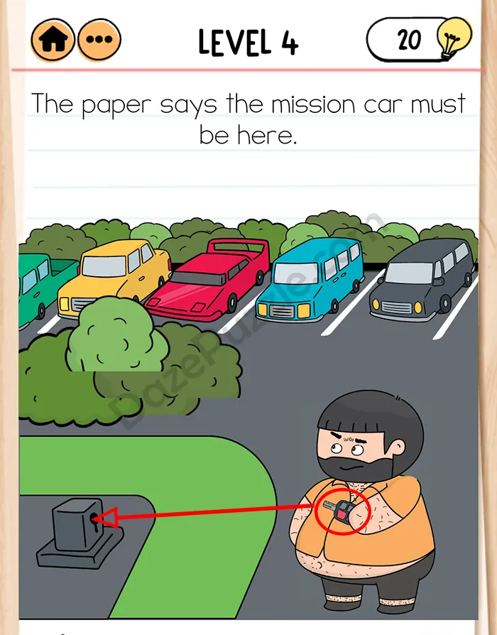 brain test 2 Agent Bubba level 4 answer