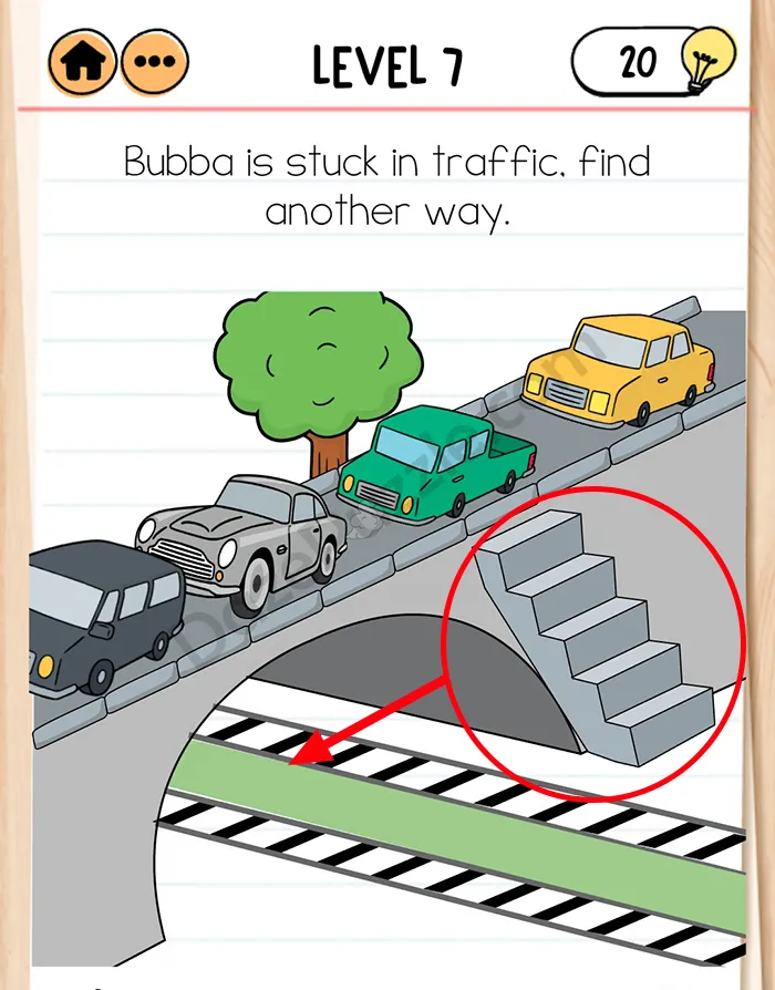 brain test 2 Agent Bubba level 7 answer