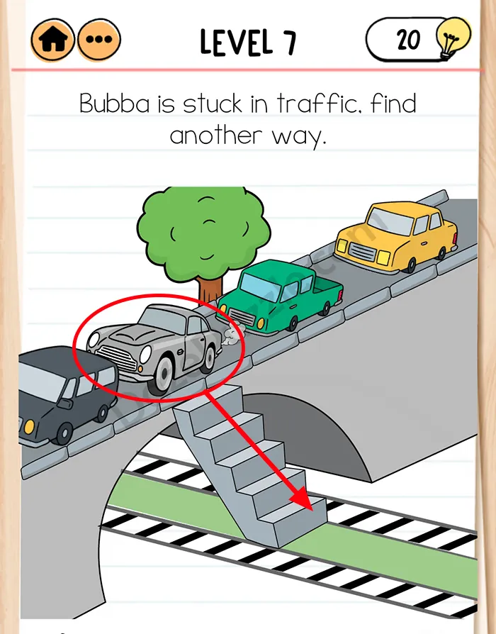 brain test 2 Agent Bubba level 7 answer
