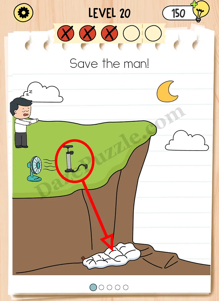 Brain Test 5 Level 20 Part 1 A Answer