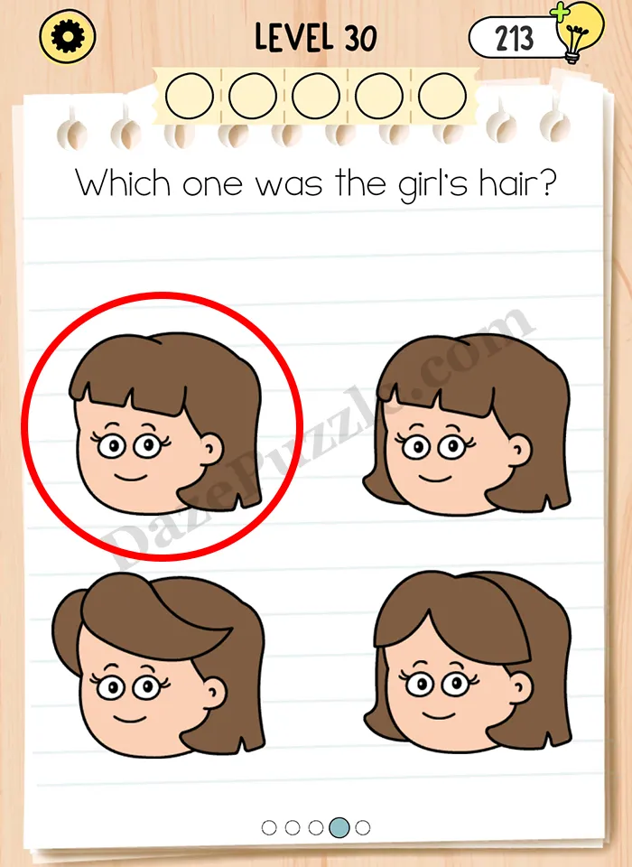Brain Test 5 Level 30 Part 4 A Answer