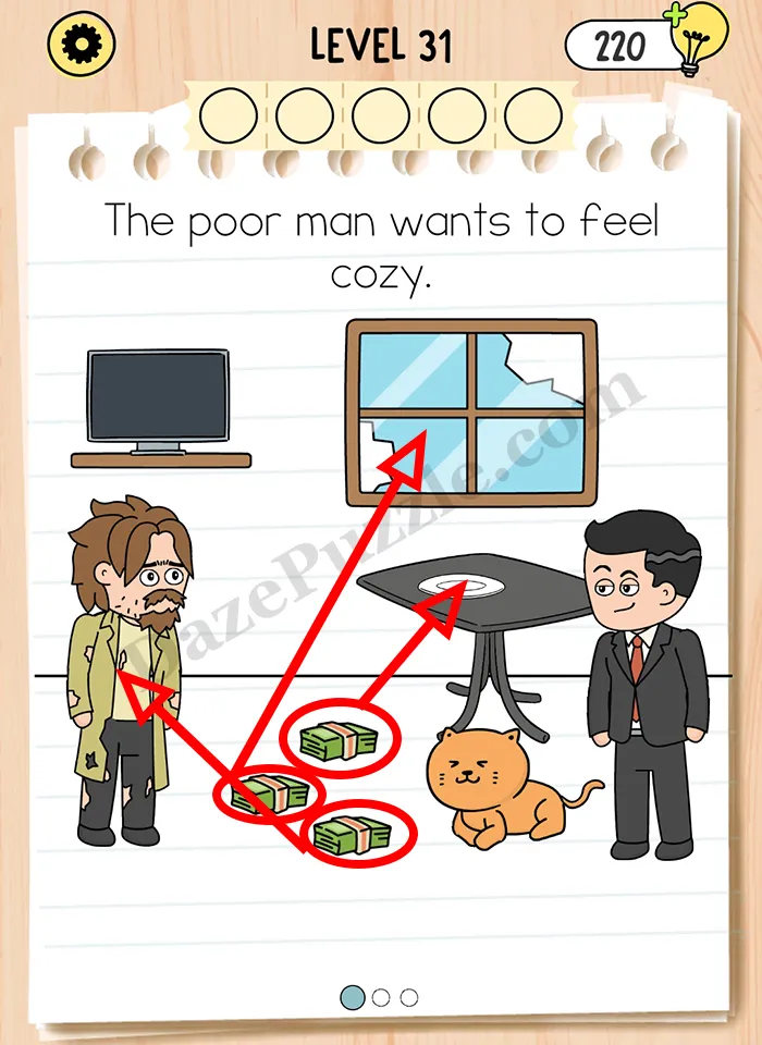 Brain Test 5 Level 31 Part 1 A Answer