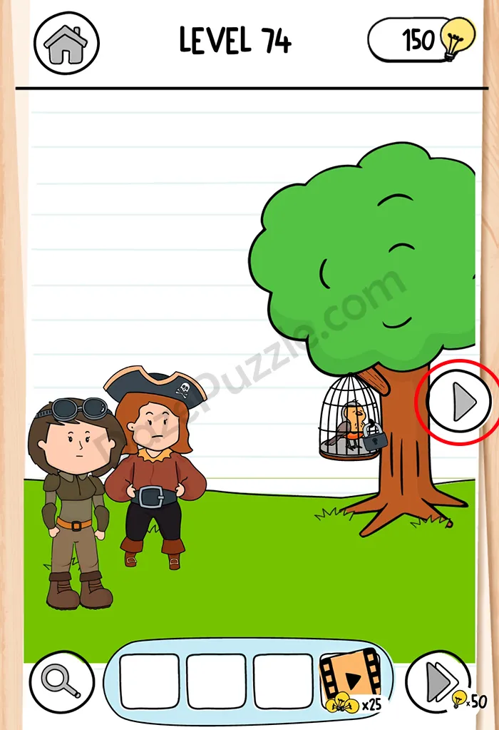 Brain Test 3 Level 74 Answer Part 1