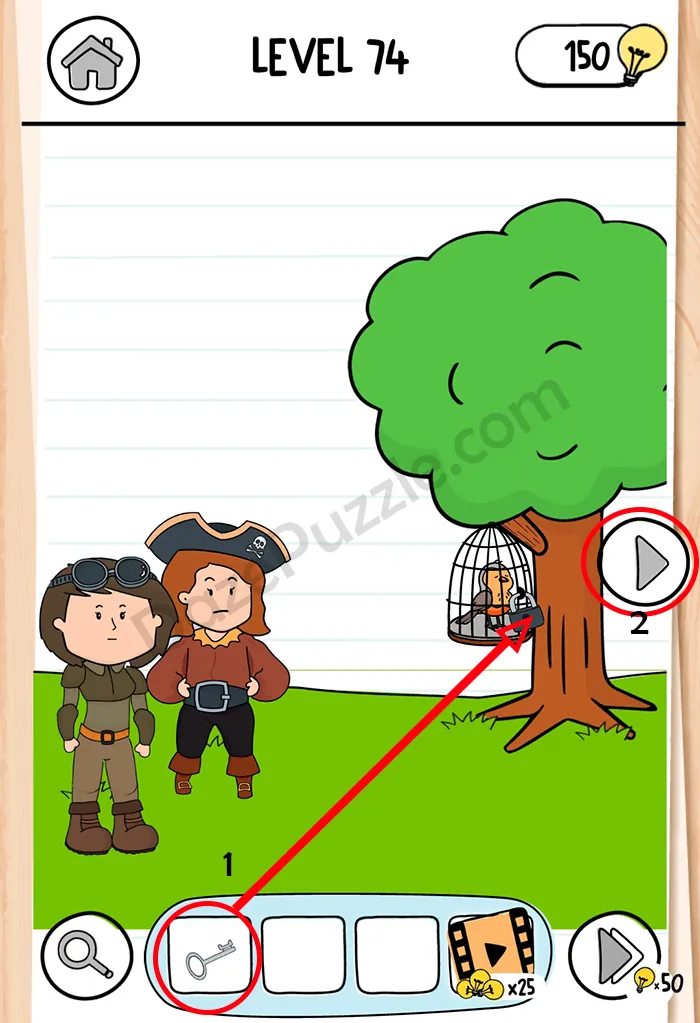 Brain Test 3 Level 74 Answer Part 3